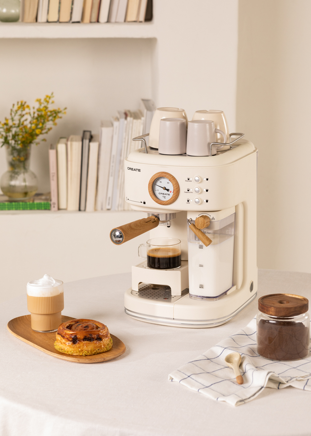 Buse Vapeur MS-0A01531 Pour Machines Krups Et SEB - Compatible Arabica Latte, Espresseria...
