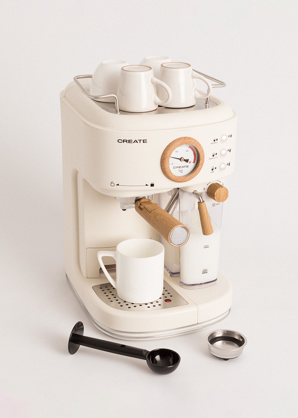 CREATE - THERA RETRO PRO - 20bar halfautomatische espressomachine, galerij beeld 6