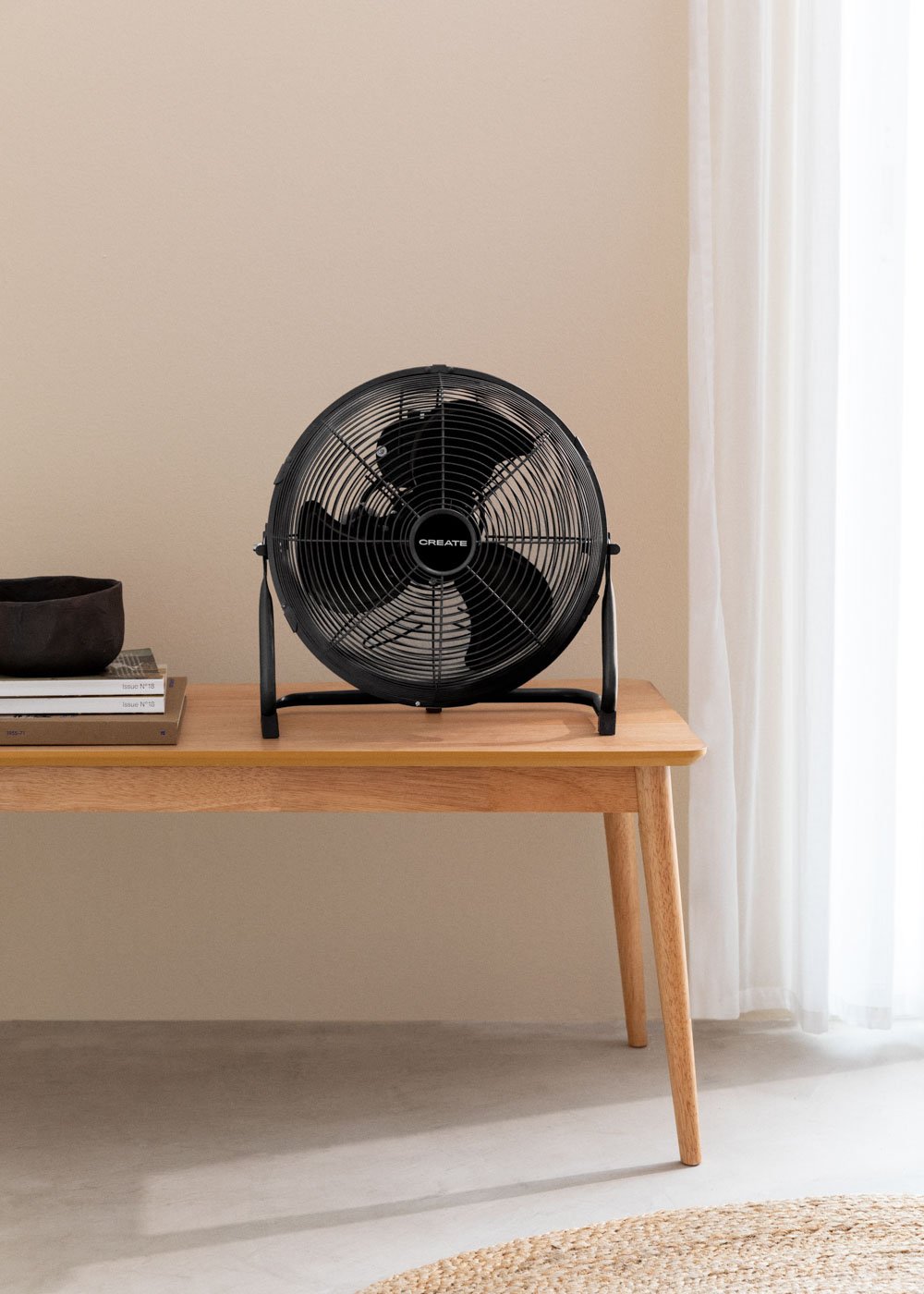 CREATE - AIR FLOOR RETRO - Industriële vloerventilator, galerij beeld 1
