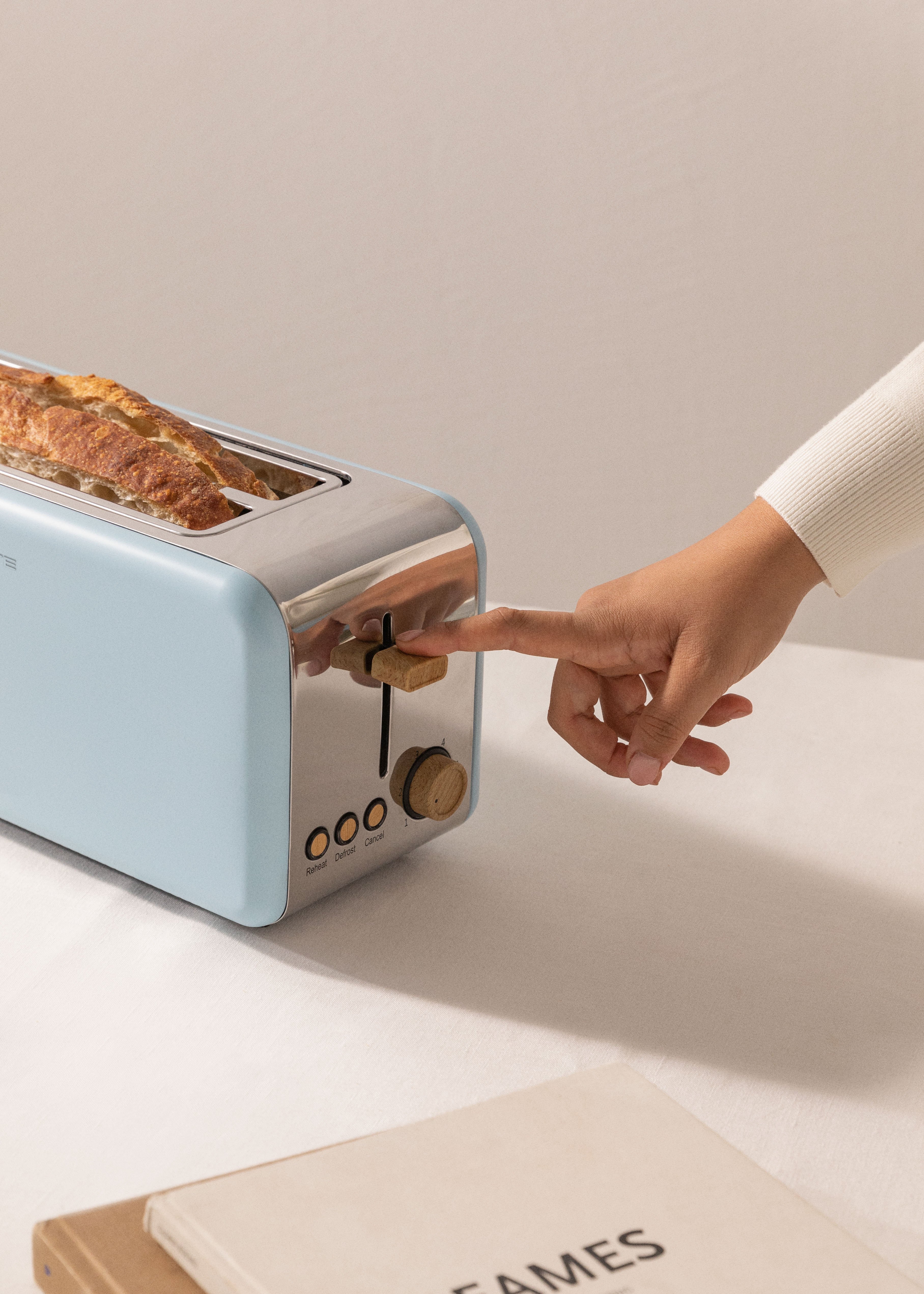 CREATE - TOAST RETRO - Broodrooster voor breed brood, galerij beeld 3
