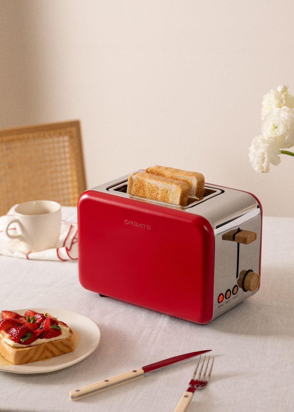 CREATE - TOAST RETRO - Broodrooster voor breed brood, galerij beeld 1
