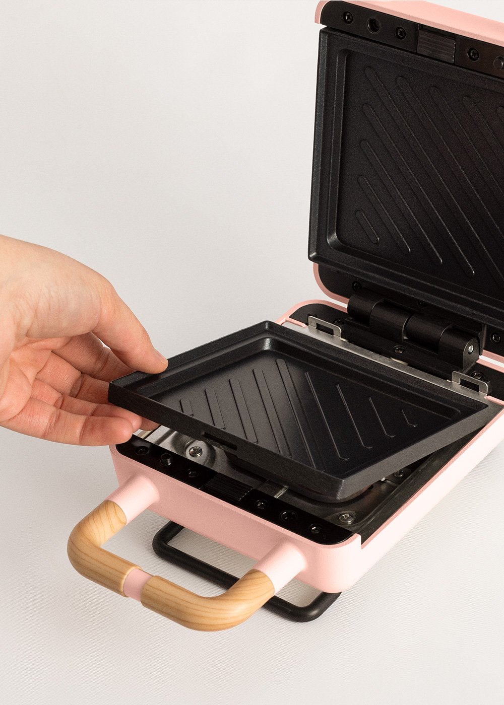 CREATE - STONE STUDIO - Tosti-ijzer, grill en wafelijzer met verwisselbare platen, galerij beeld 6