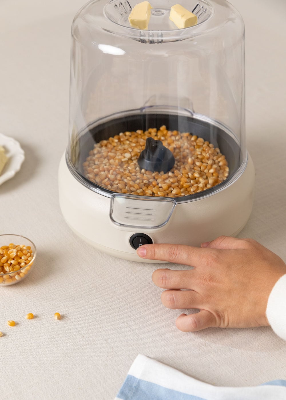 Yabano – popcorn maken – thuis popcorn maken – rood
