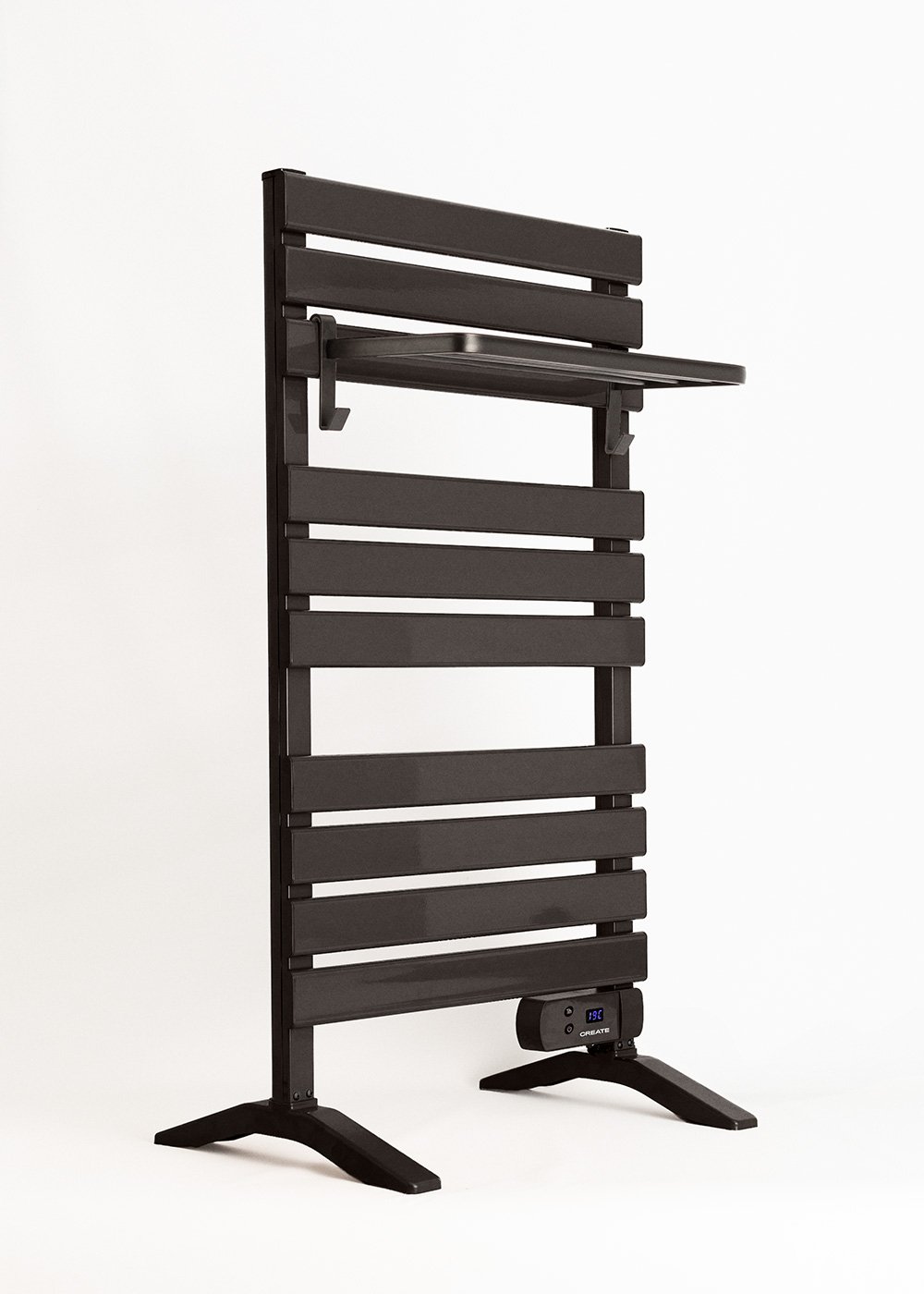 CREATE - WARM TOWEL - Vrijstaande of wandgemonteerde elektrische handdoekdroger 500W, galerij beeld 3