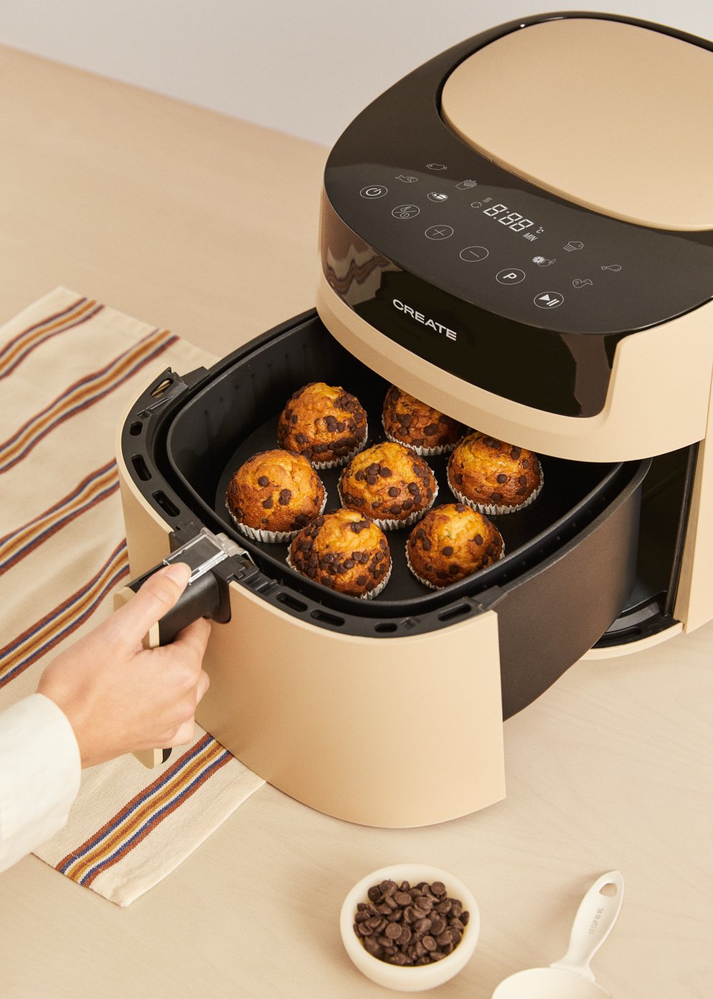CREATE - AIR FRYER PRO LARGE - Friteuse zonder olie 6.2 L, galerij beeld 2