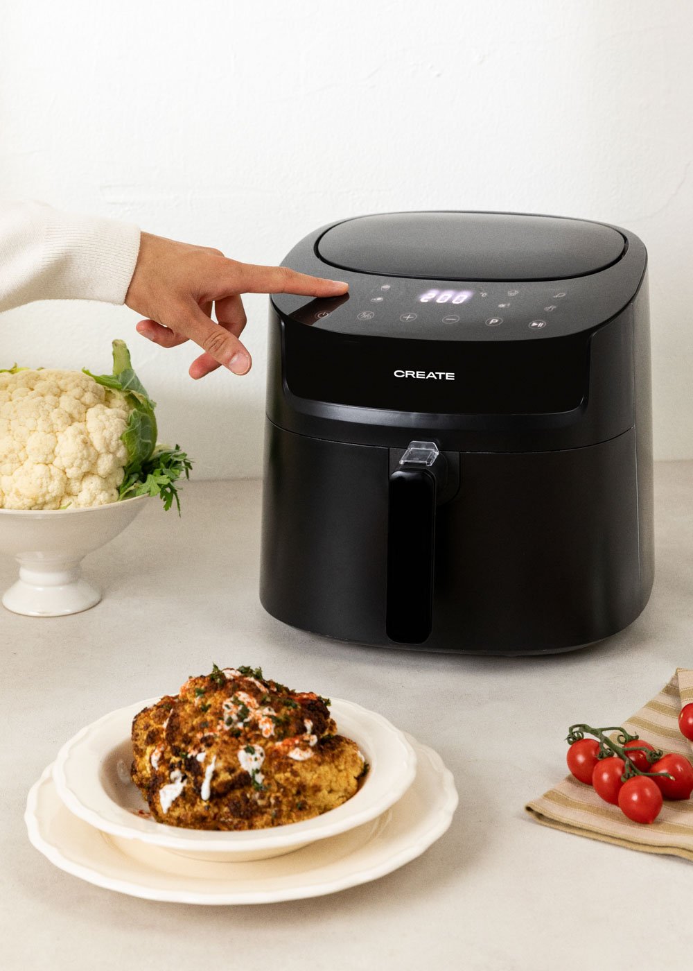 CREATE - AIR FRYER PRO LARGE - Friteuse zonder olie 6.2 L, galerij beeld 3