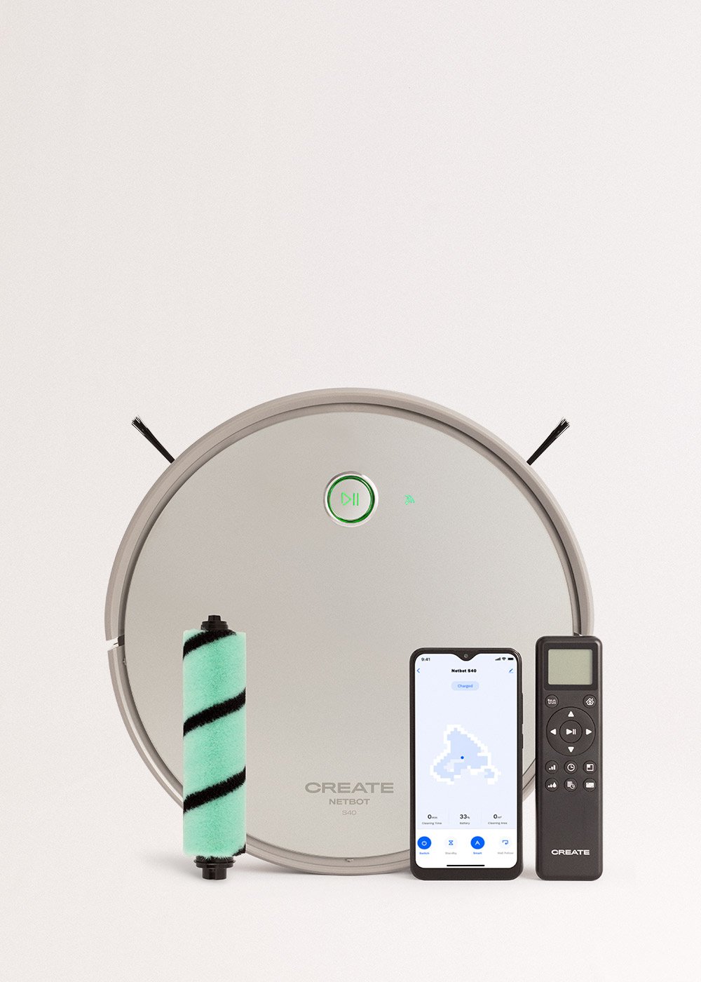 CREATE - NETBOT S40 TOOL - Robotstofzuiger Smart 4000Pa, galerij beeld 1