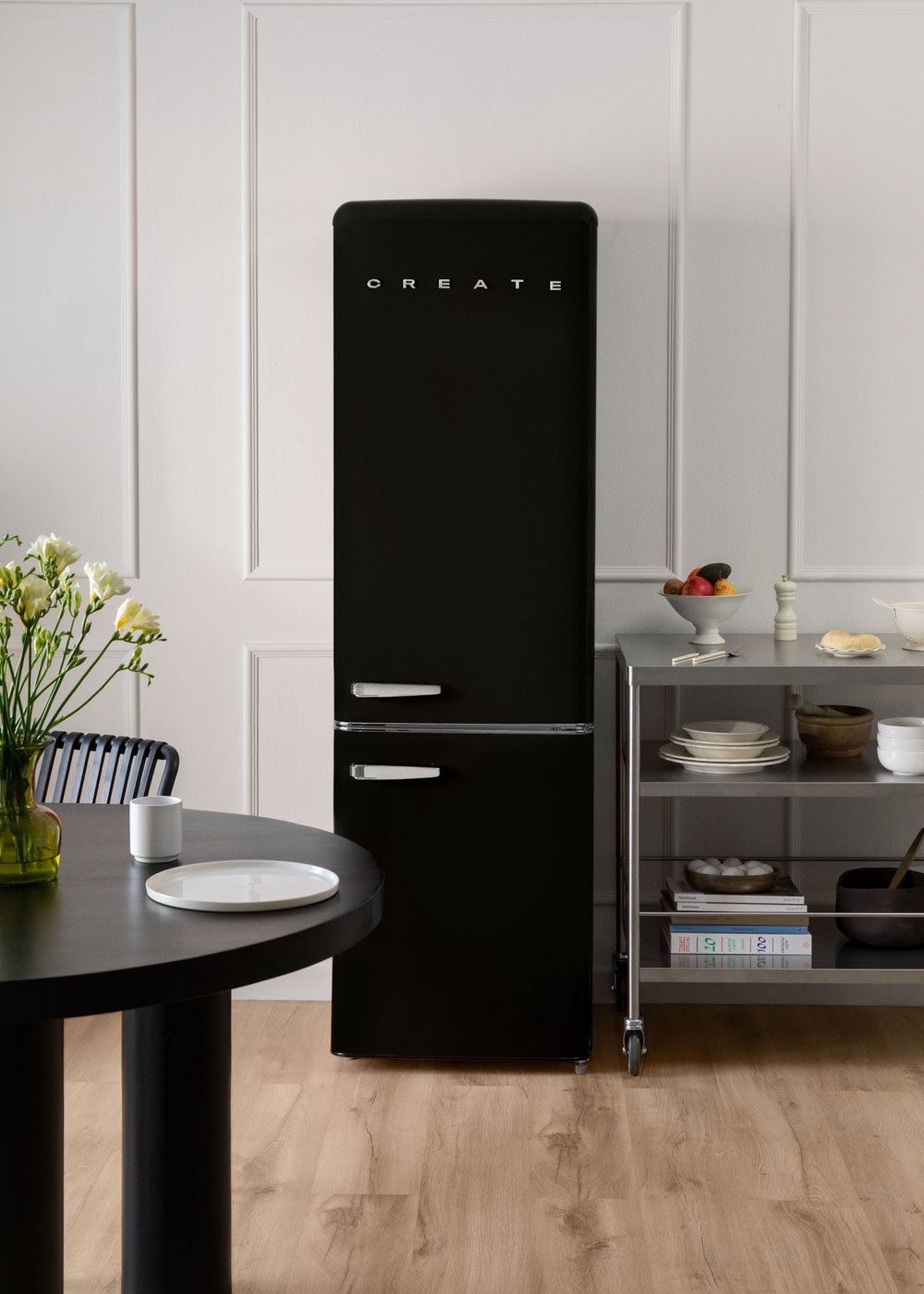 CREATE -  FRIDGE STYLANCE 244L - Retro-stijl combi koelkast, galerij beeld 1