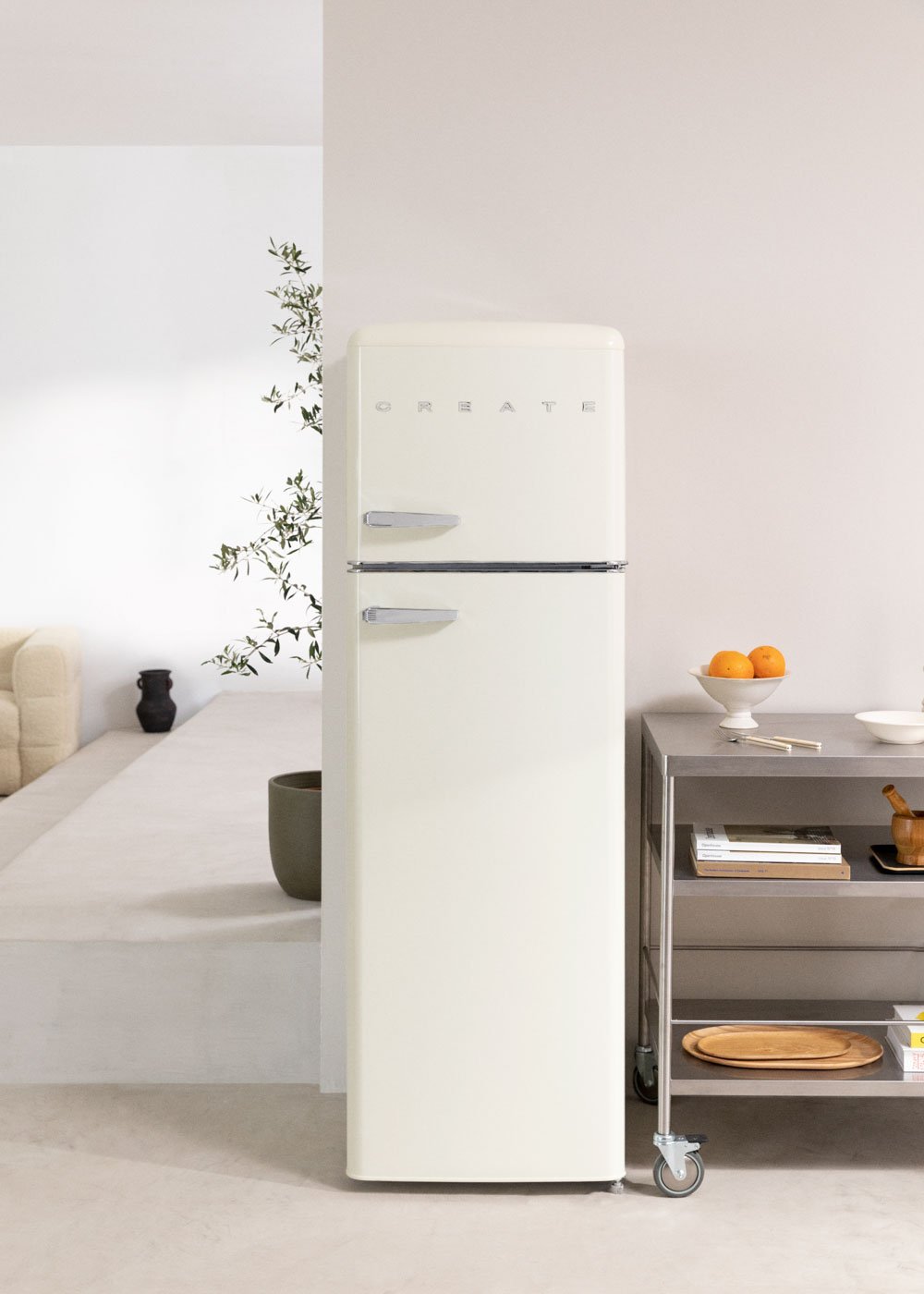 CREATE - FRIDGE STYLANCE TOP 246L - Retro-stijl combi koelkast , galerij beeld 1