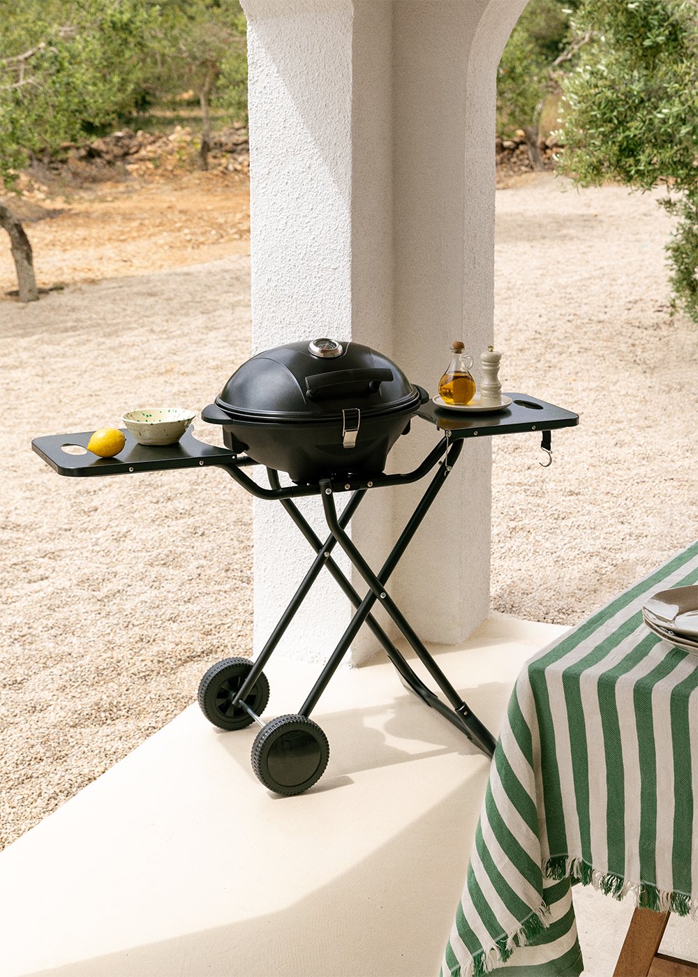 CREATE - BBQ SURFACE 2 IN 1 - Inklapbare elektrische barbecue met afneembare behuizing, galerij beeld 1