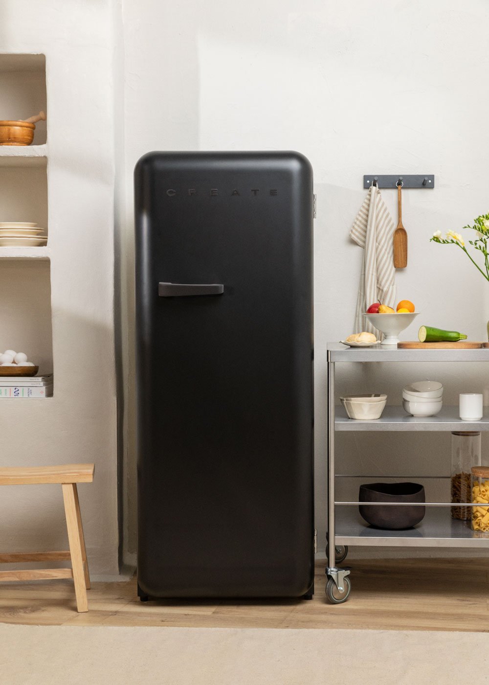 CREATE - FRIDGE RETRO 281L - Koelkast in retrostijl, galerij beeld 1