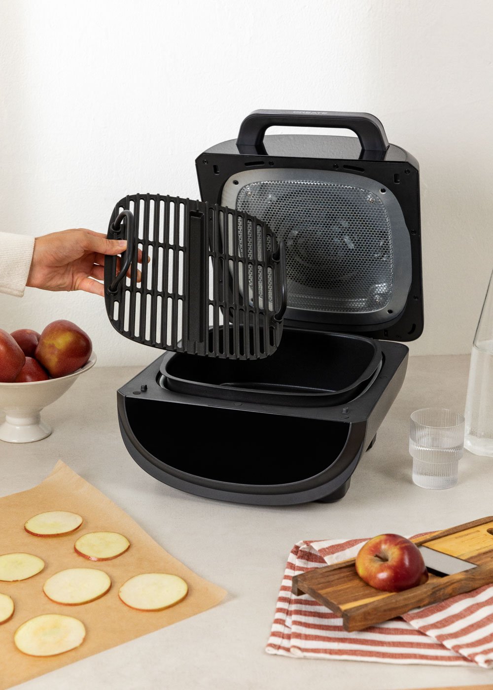 CREATE - AIR FRYER GRILL - Air fryer met grill 6.2 L, galerij beeld 3