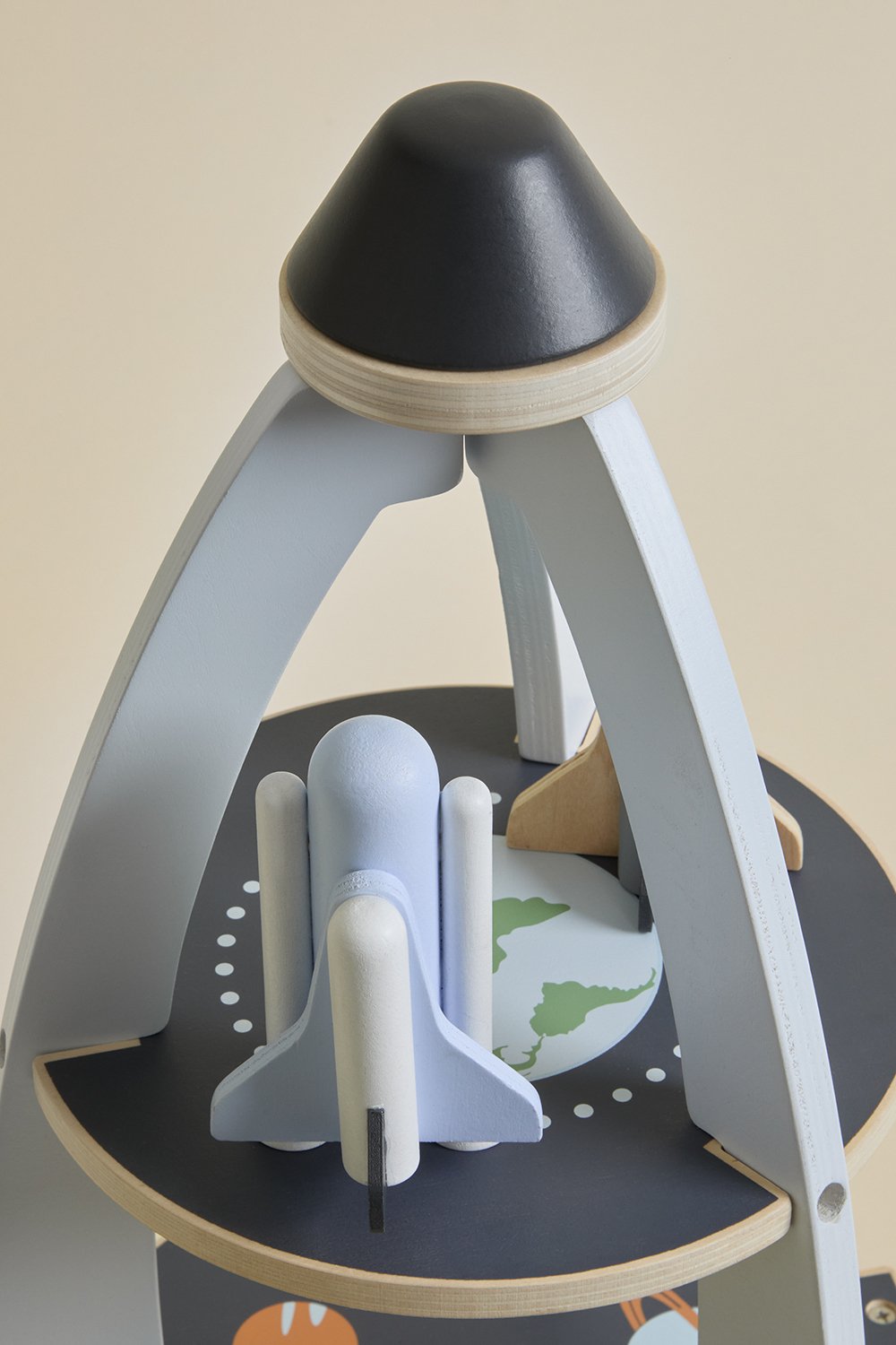 Apirelo Kids houten raket met meerdere activiteiten, galerij beeld 5