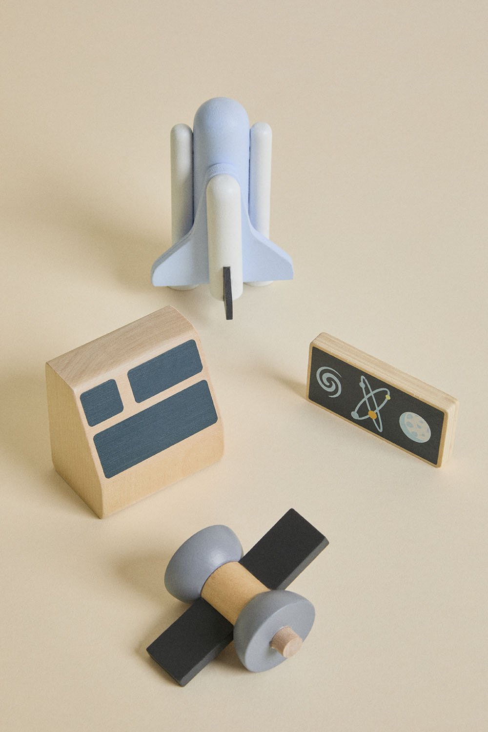 Apirelo Kids houten raket met meerdere activiteiten, galerij beeld 6