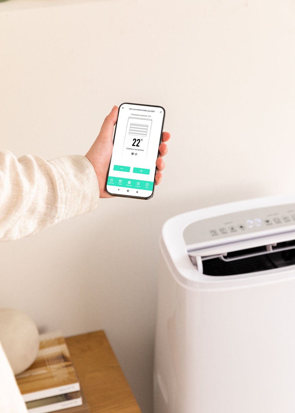 CREATE - SILKAIR CONNECT ELITE PRO - Draagbare airconditioner 4-in-1 Wifi 14000 BTU met warmtepomp, galerij beeld 3