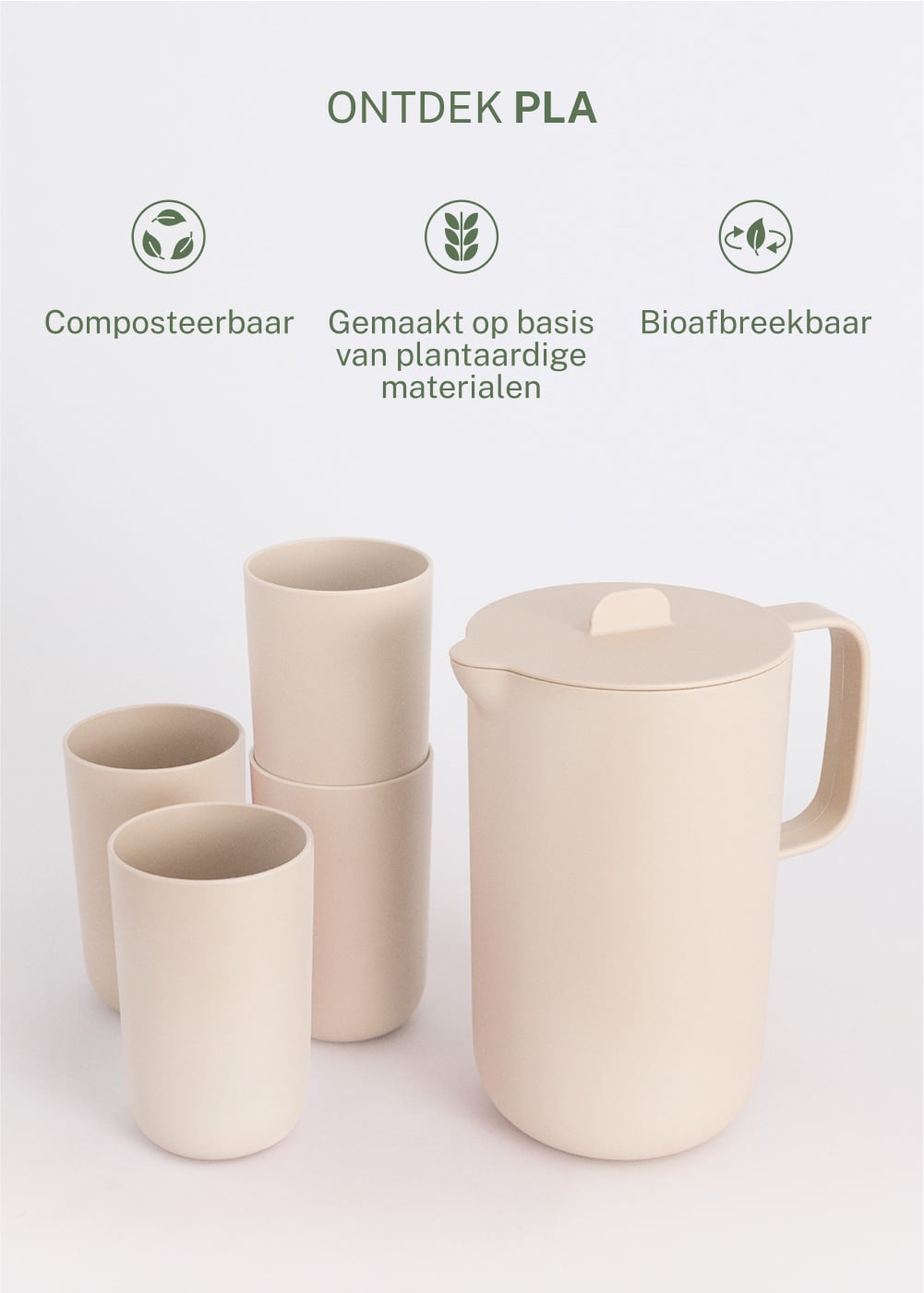 CREATE - KITCHENWARE OUTDOOR ECO - Set kan 2 L en 4 glazen 500 ml, galerij beeld 3