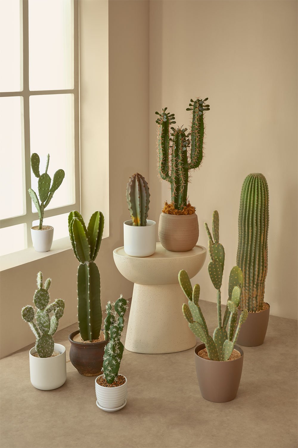 Cactus Kunst Opuntia 72 cm, galerij beeld 2