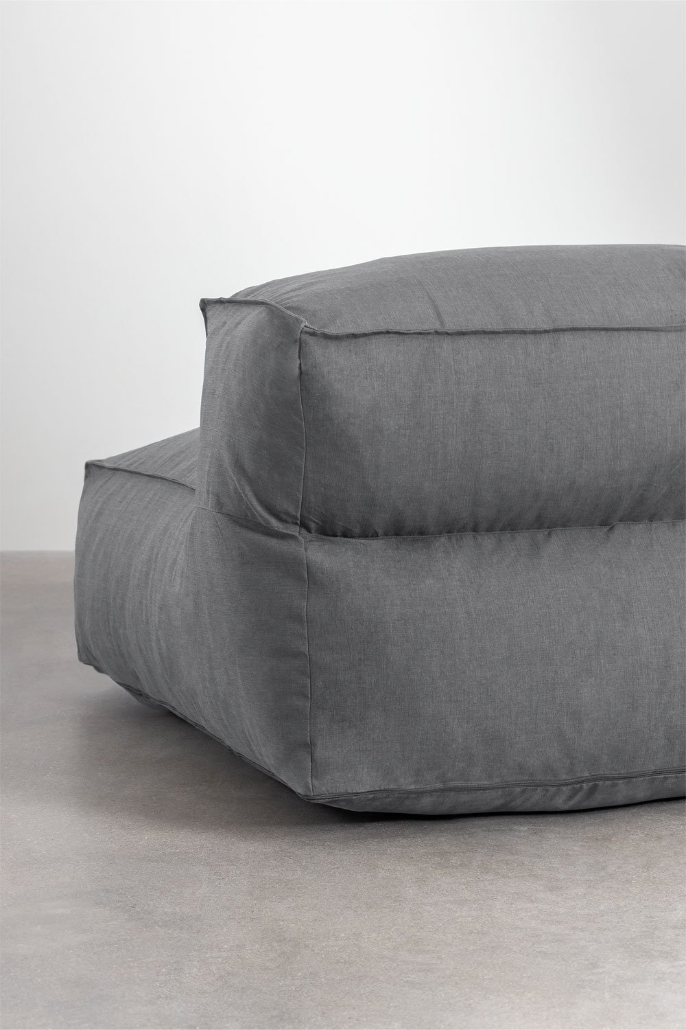 3-delige modulaire chaise longue bank en bladerdeeg voor tuindojans    , galerij beeld 2