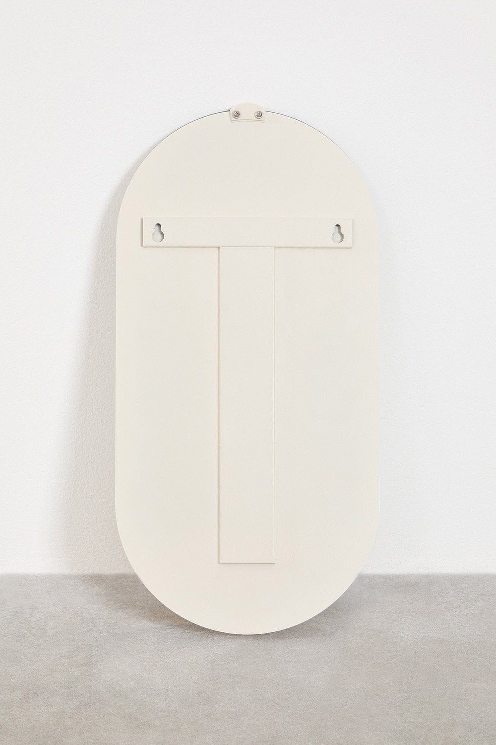 Ovaal wandspiegel 30x60 cm met stalen plank Nubino, galerij beeld 6