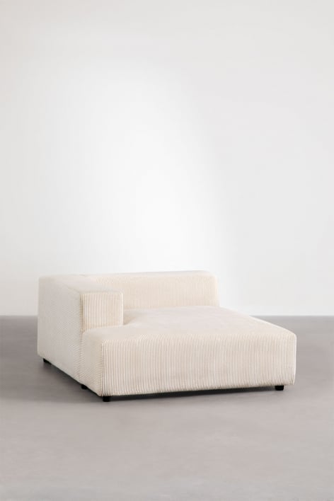 Linker chaise longue module voor modulaire bank Bruna