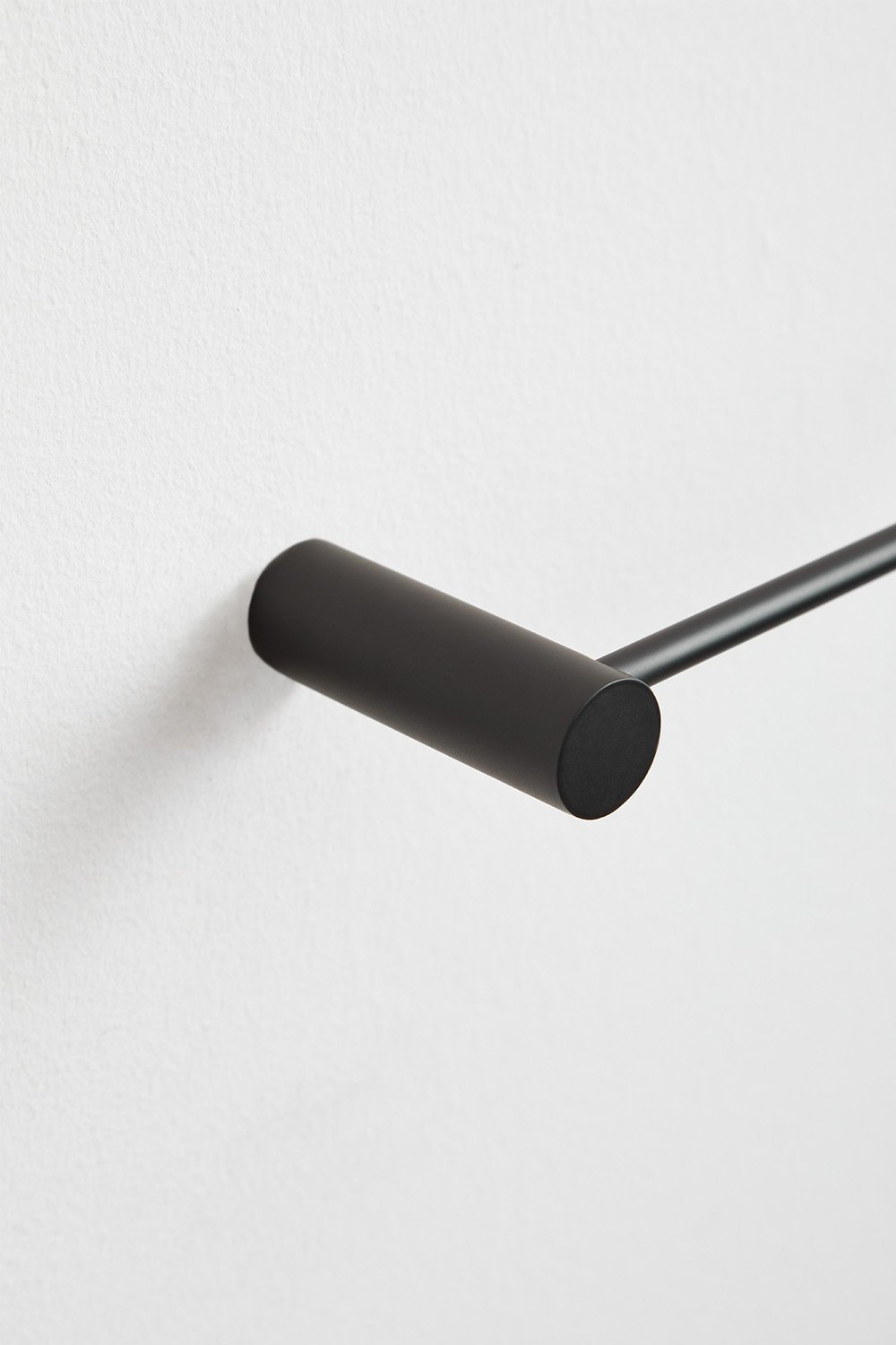 Wandhanddoekhouder met stang ↔︎20 cm voor badkamer in roestvrij staal Devon, galerij beeld 4