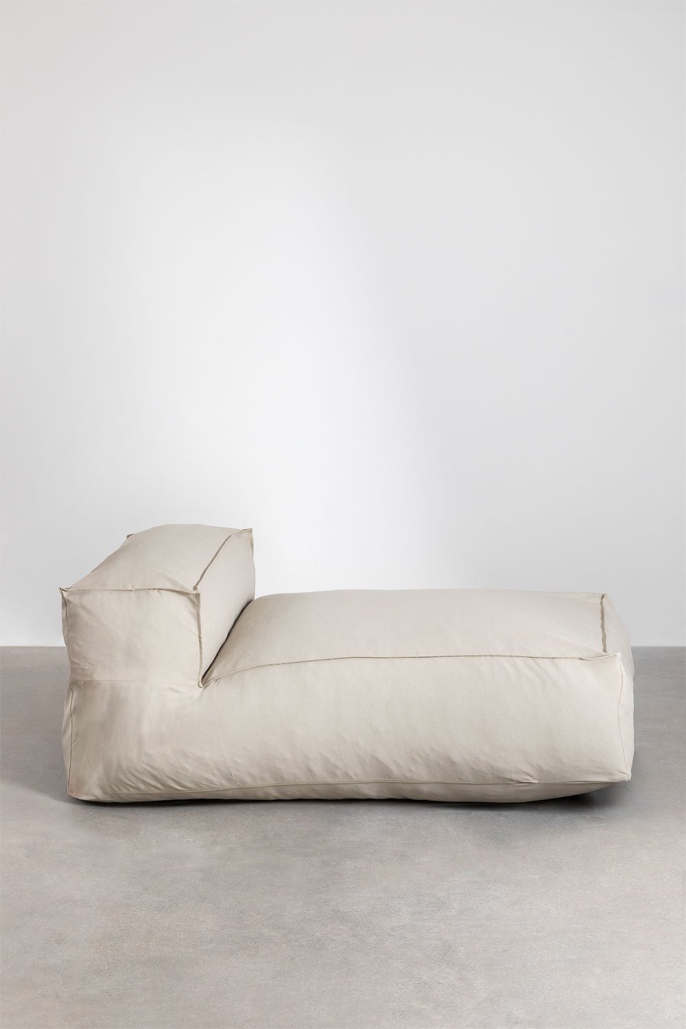 4-delige modulaire chaise longue bank en Dojans poef, galerij beeld 7