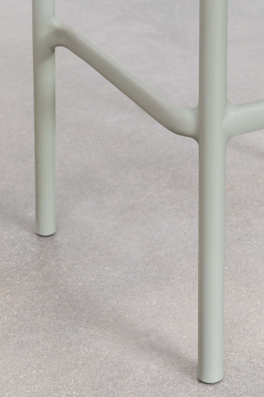 Set van 2 verstelbare hoge krukken van linnen beige staal en iepenhout Bardder, galerij beeld 5