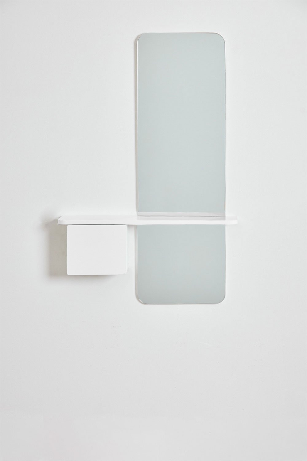 Ontvangstconsole 80x120 cm in MDF met Varna-spiegel, galerij beeld 3