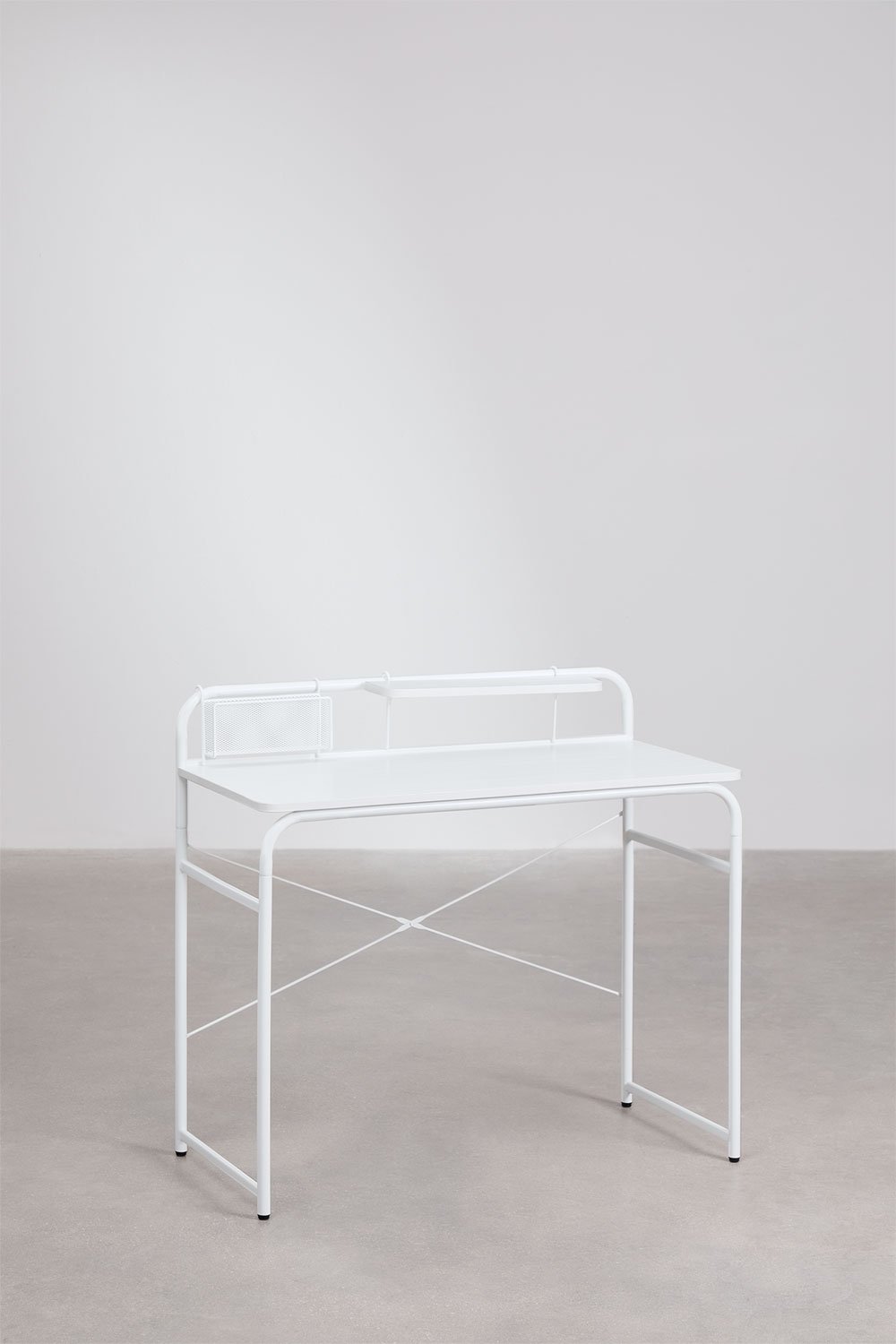 Sibila bureau van staal en hout, galerij beeld 3