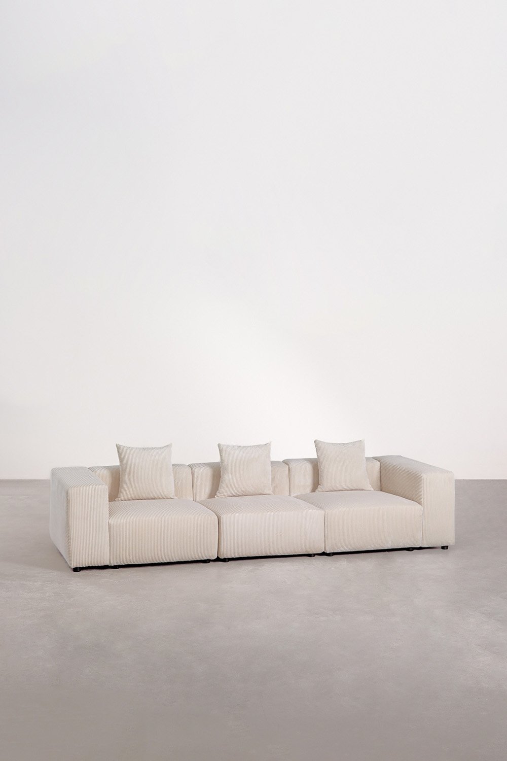 Bruna modulaire 3-zitsbank ↔︎315 cm met hoge armleuning, galerij beeld 3