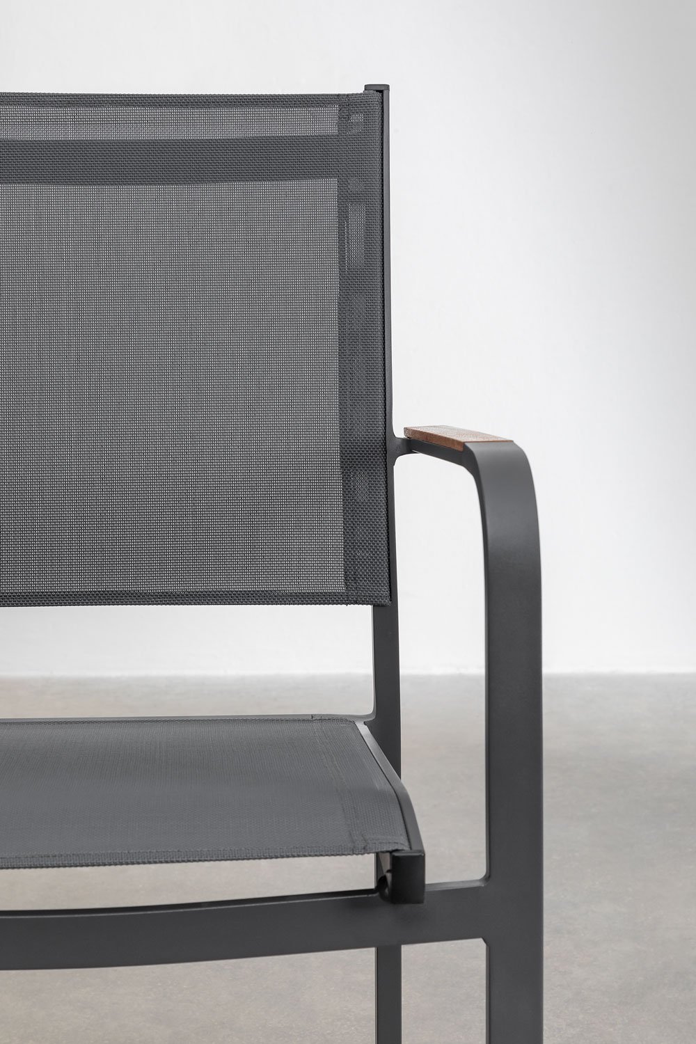 Set vierkante tafel (90x90 cm) en 4 Archer tuinstoelen     , galerij beeld 9