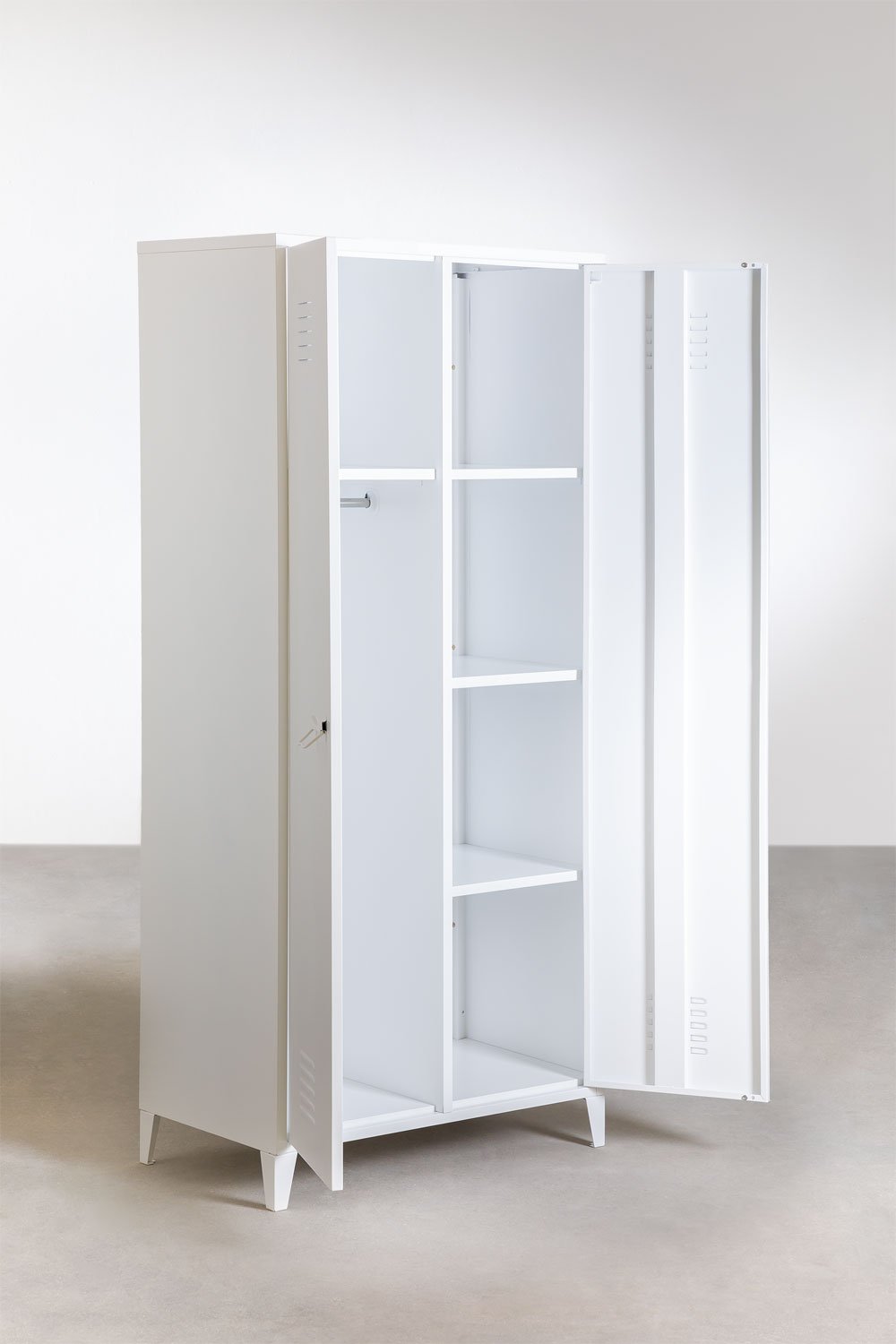 Pohpli stalen 2-deurs lockerkast   , galerij beeld 3