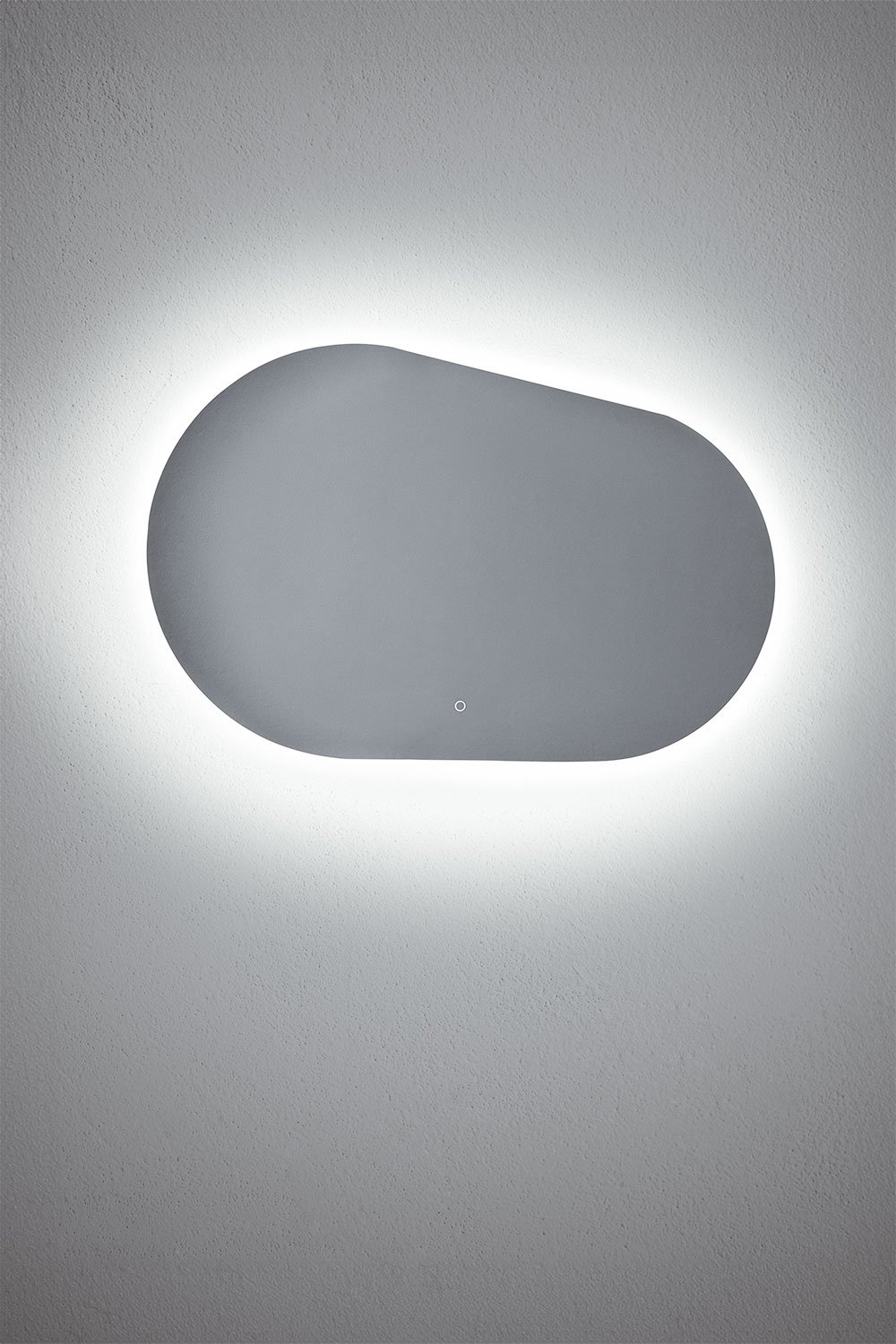 Ovale wandspiegel voor badkamer met LED-licht en anti-condens Riben, galerij beeld 6