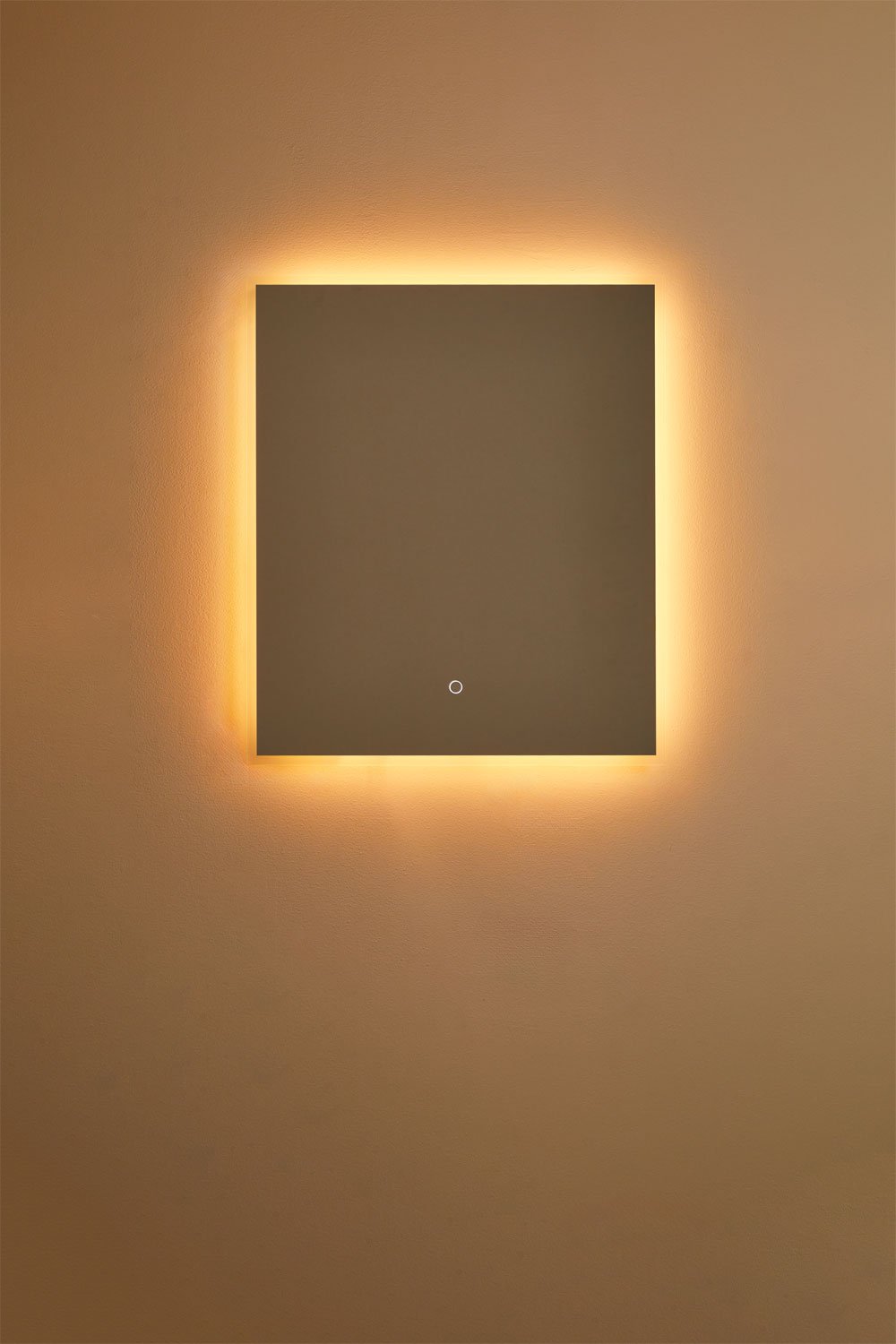 Rechthoekige wandspiegel voor badkamer met LED-verlichting en anti-condens Riben, galerij beeld 3