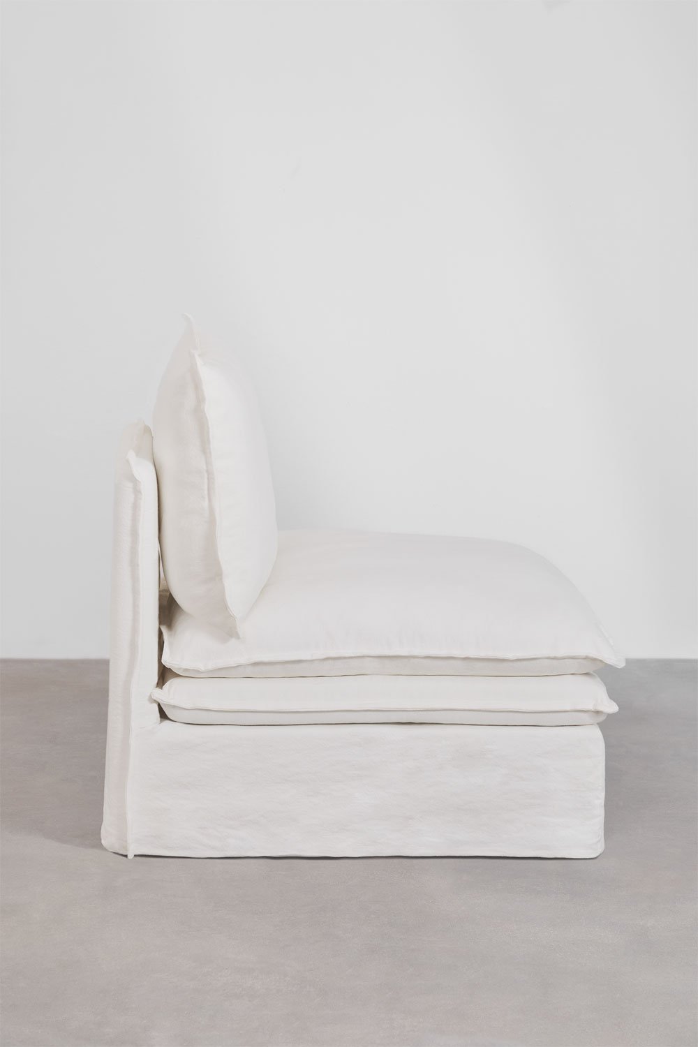 Grace linnen- en katoenen fauteuil, galerij beeld 3