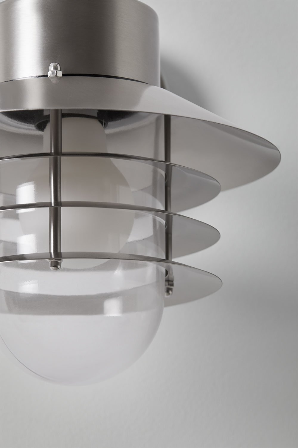 Uvona RVS buitenwandlamp , galerij beeld 5