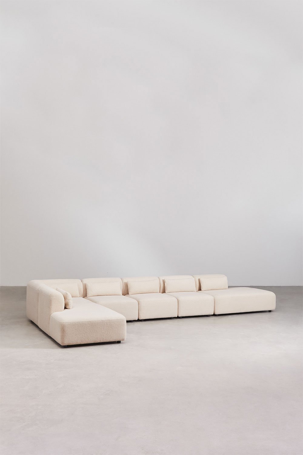 Fogler 6-delige modulaire hoekbank met dubbele chaise longue, galerij beeld 3