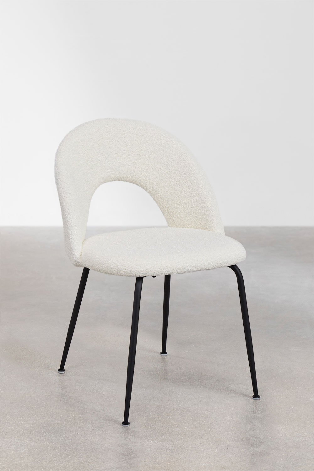 Set van 2 Glorys Chenille eetkamerstoelen, galerij beeld 1