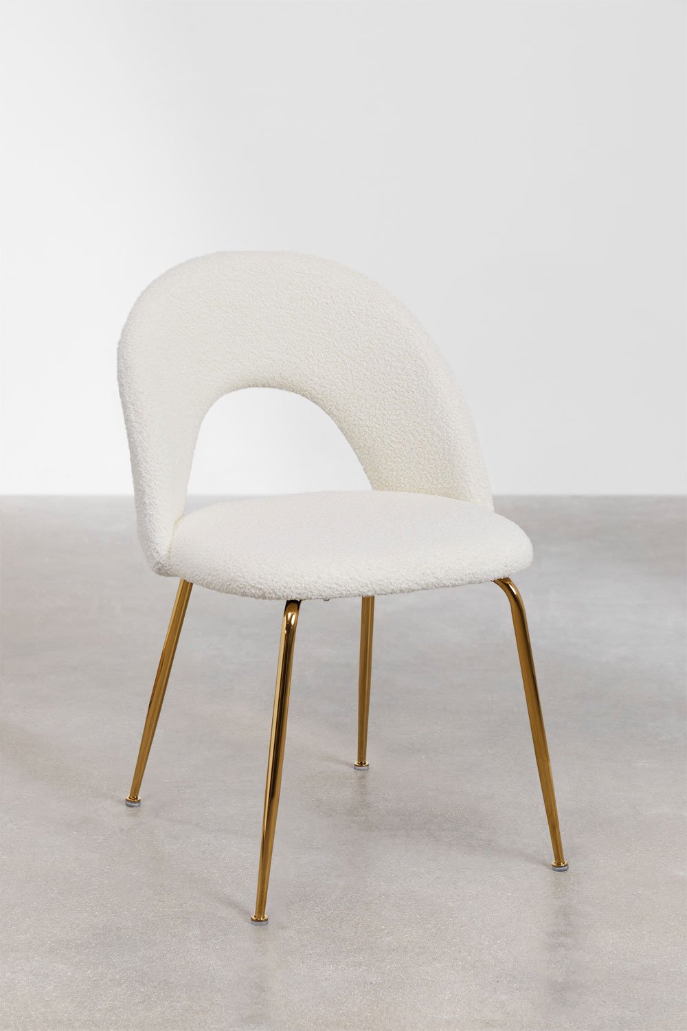 Set van 2 Glorys Chenille eetkamerstoelen, galerij beeld 2