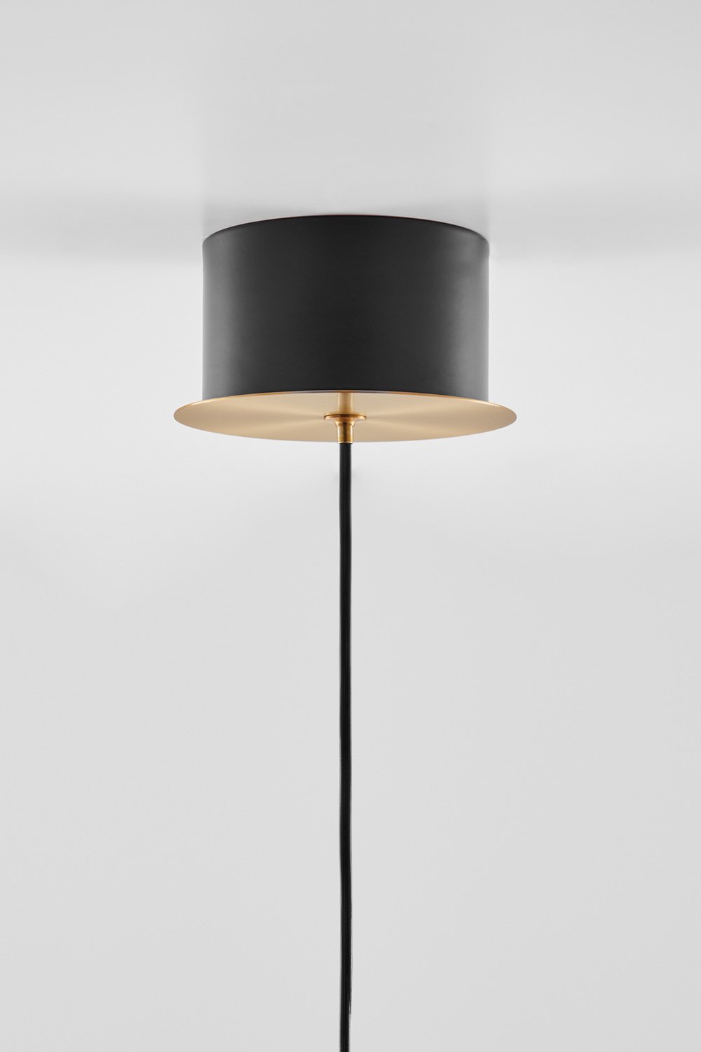 LED plafondlamp in ijzer en met 1 Necsar glazen bol, galerij beeld 5