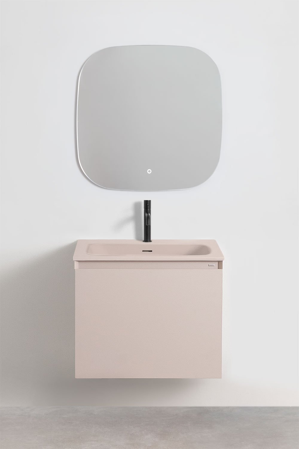 Macrae houten badkamermeubelset met geïntegreerde wastafel    , galerij beeld 2
