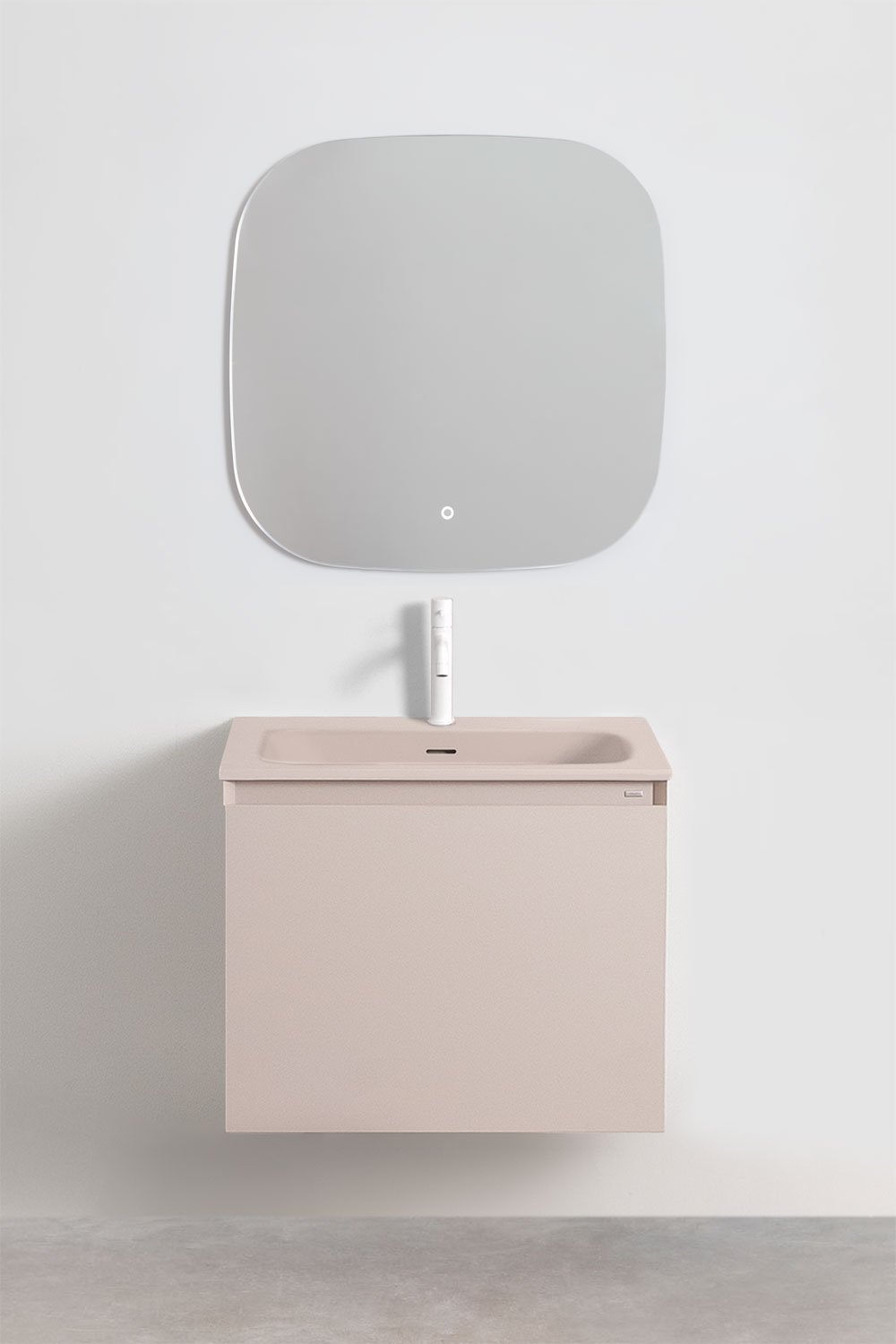 Macrae houten badkamermeubelset met geïntegreerde wastafel    , galerij beeld 2