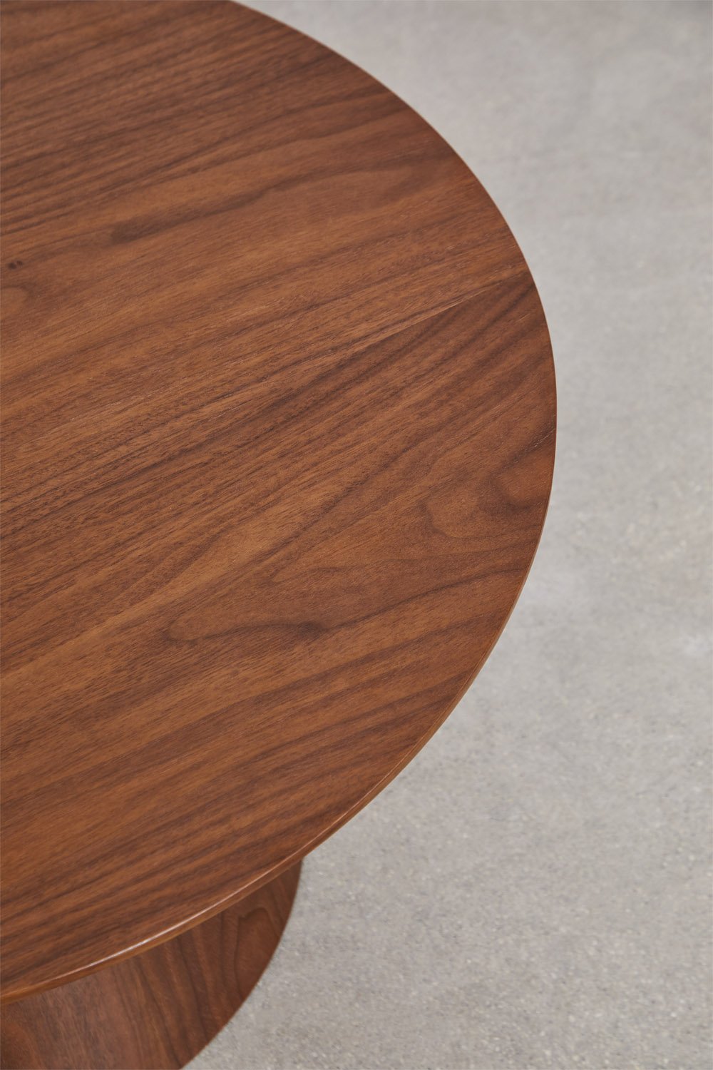 Ronde salontafel Ø80 cm van Aura-hout, galerij beeld 4