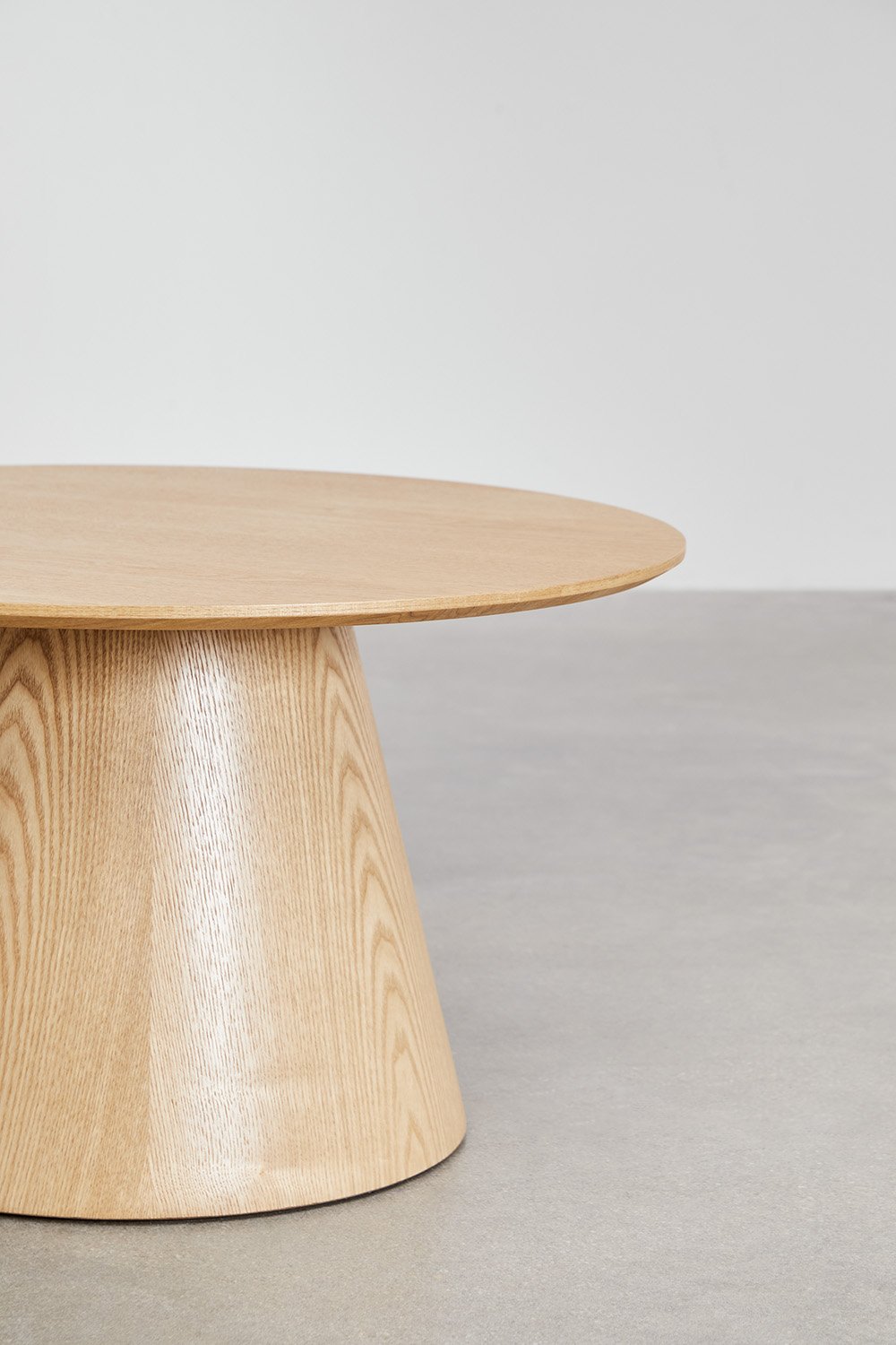 Ronde houten salontafel (Ø80 cm) Aura, galerij beeld 2