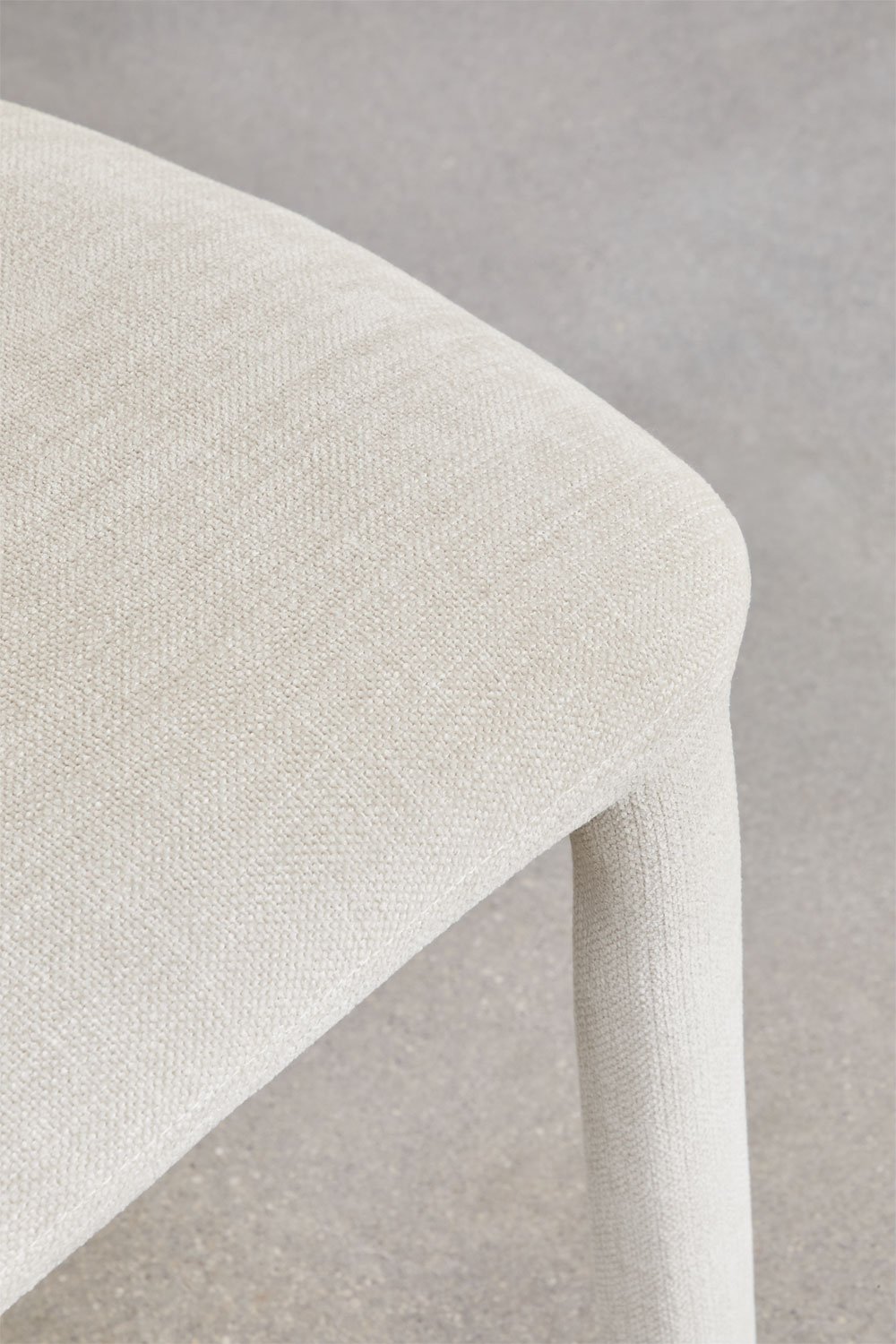 Pack van 2 gestoffeerde eetkamerstoelen Brusel, galerij beeld 7