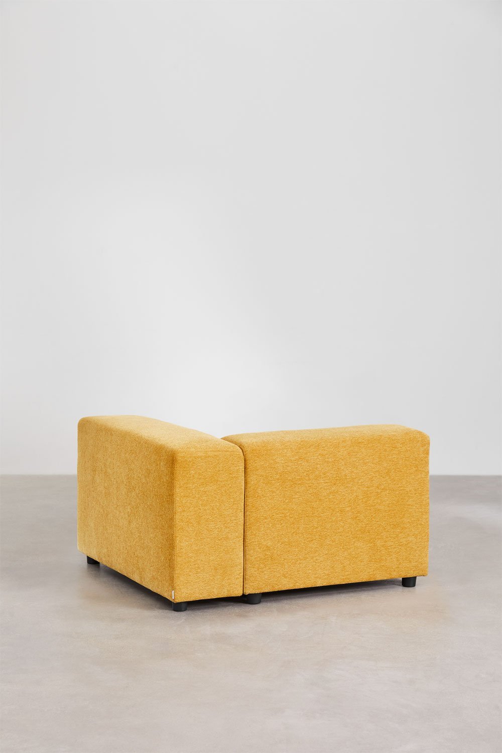 Rechter hoekmodule 115x113 cm met hoge armleuning voor modulaire bank Bruna, galerij beeld 4