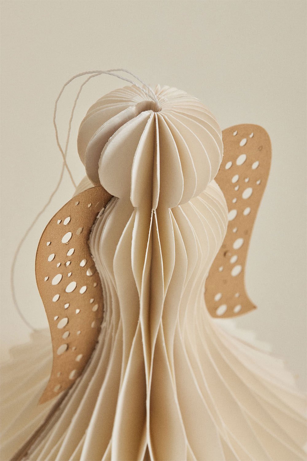 Set van 3 kerstversieringen van papier Ceriba, galerij beeld 4