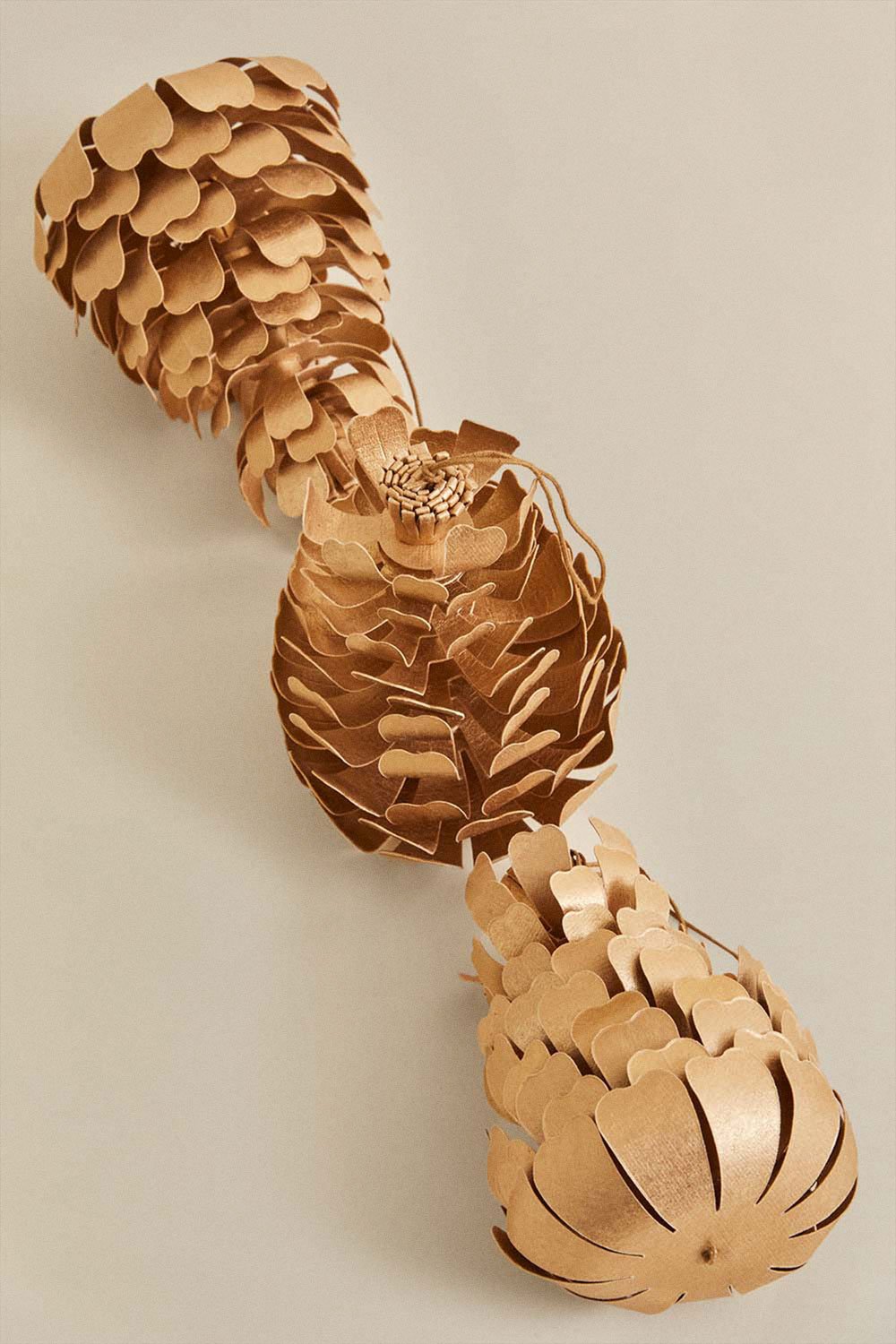 Set van 3 kerstversieringen van Kiyoto-papier, galerij beeld 3