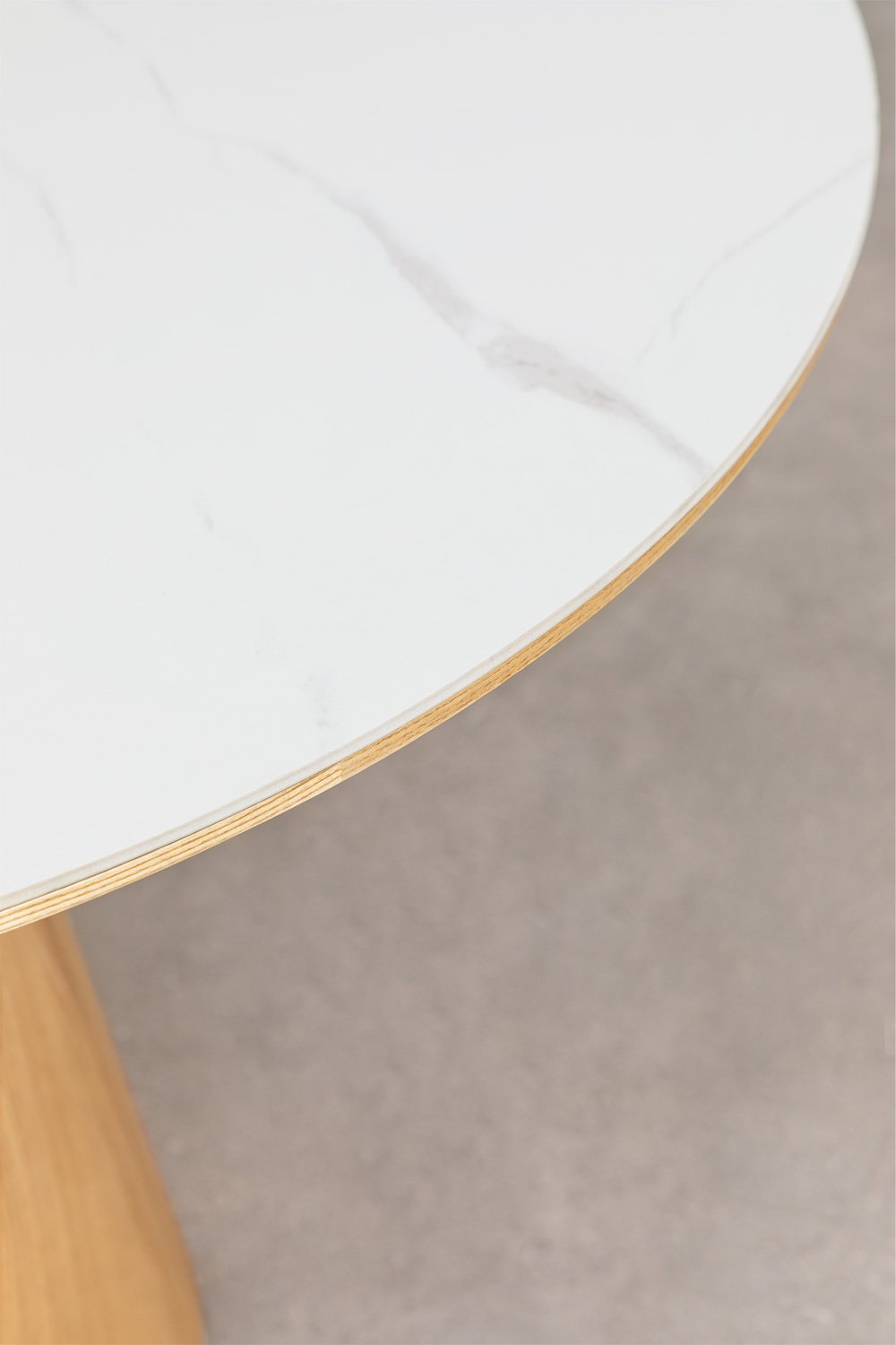 Aura ronde houten eettafel, galerij beeld 4