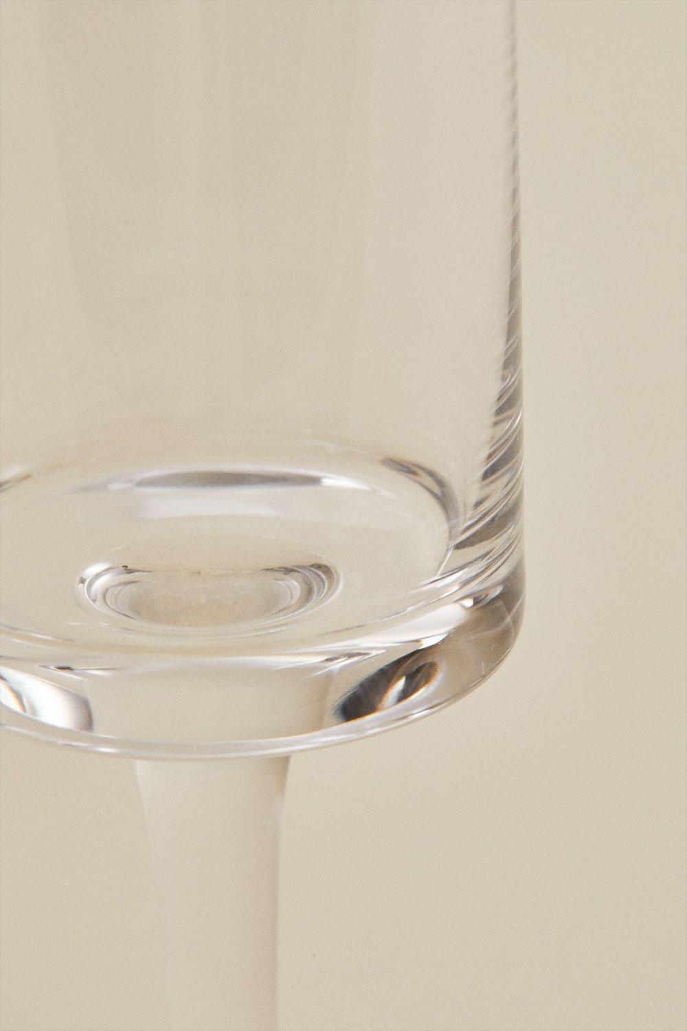 Pak van 4 champagneglazen in glas 20 cl Lioare, galerij beeld 3